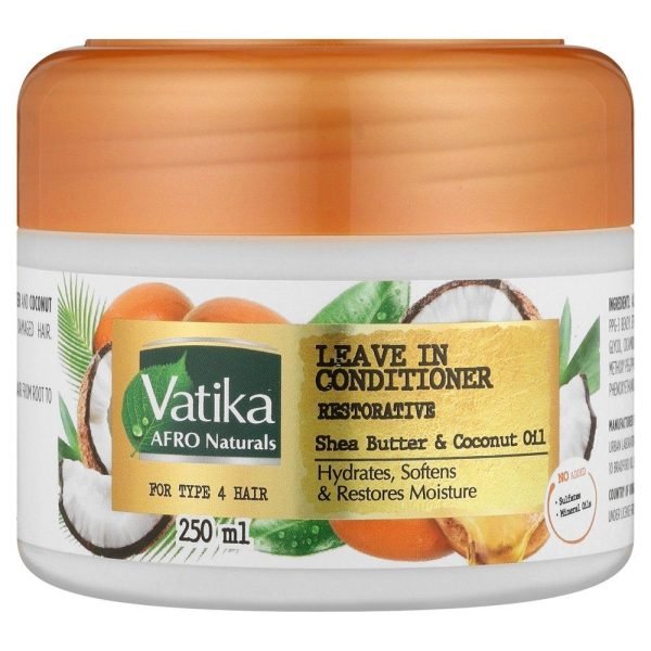 Vatika Afro Naturals Leave-In Conditioner – 8.5 Fl. Oz. / 250 ml