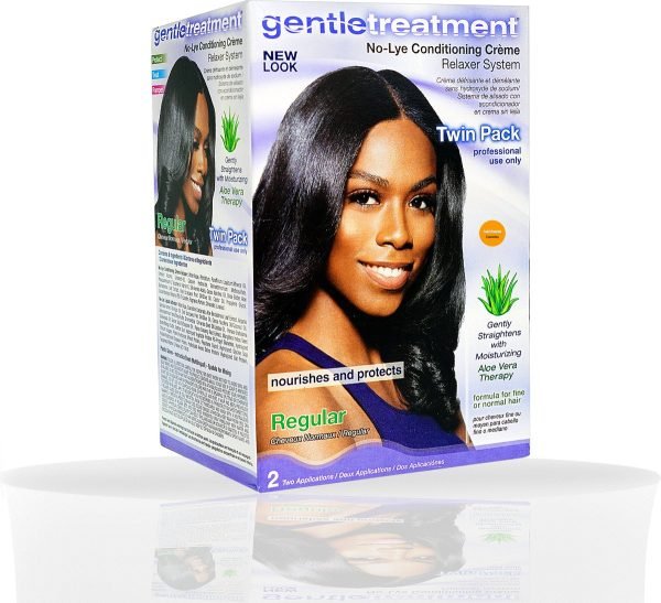 Gentle Treatment No-Lye Relaxer - Twin Pack Kit - Regular