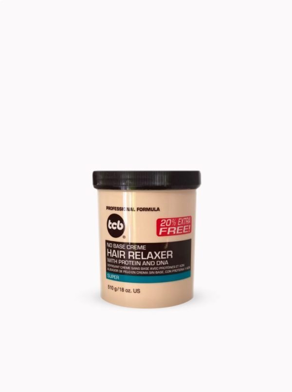TCB No Base Creme Hair Relaxer with Protein and Dna (Regular) 510g