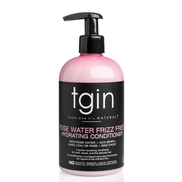 TGIN Rose Water Frizz Free Hydrating Condtioner 13Oz