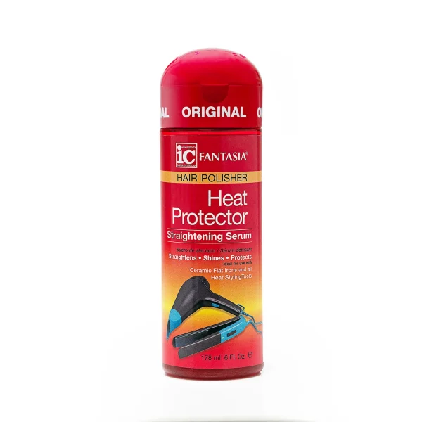 Fantasia IC Hair Polisher Heat Protector Straightening Serum, 6oz