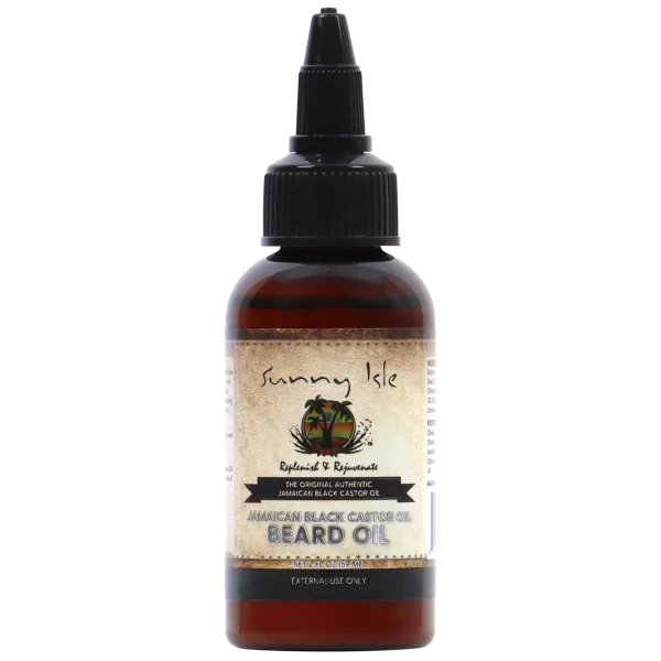 Sunny Isle Jamaican Black Castor Oil Beard Oil 2oz