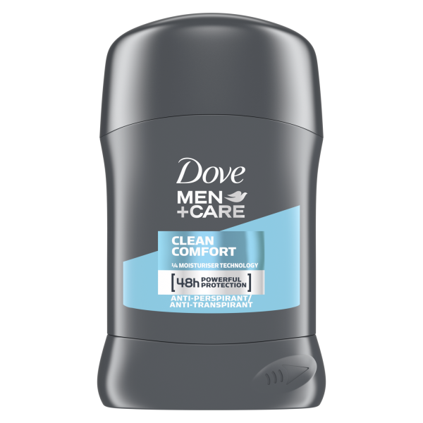 Dove Men+Care Clean Comfort 48h Anti-Perspirant Deodorant Stick 50ml