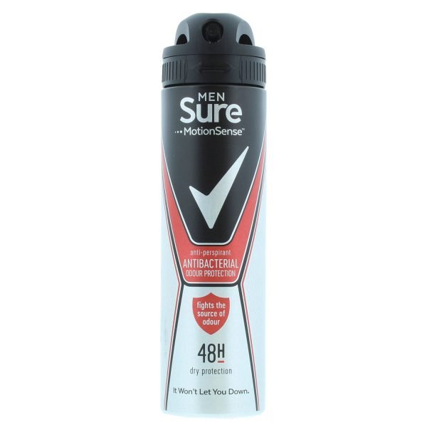 Sure Men Antibacterial Odour Protection Deodorant Spray 250ml