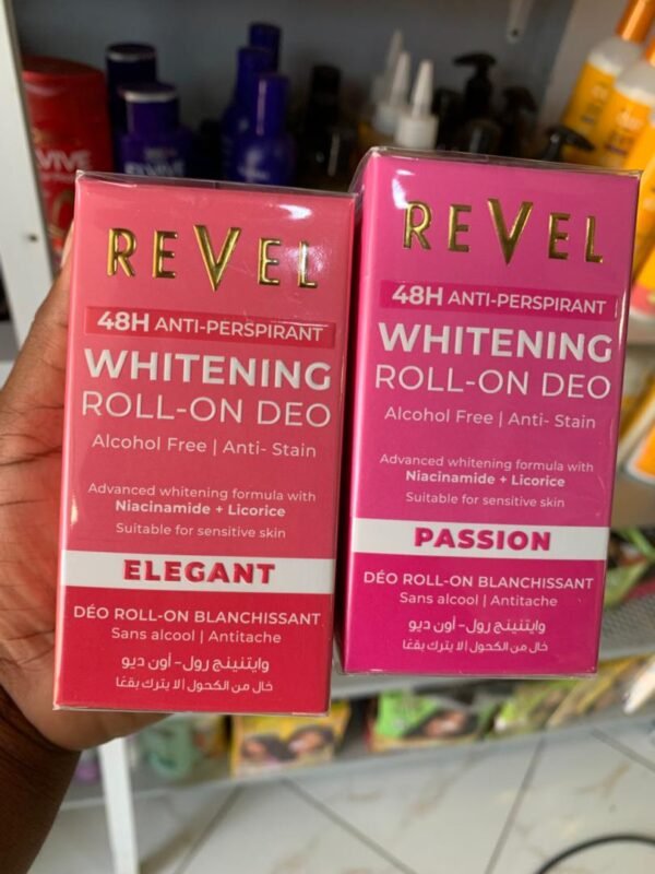 Revel 48-Hour Anti-Perspirant Whitening Roll- On Deo