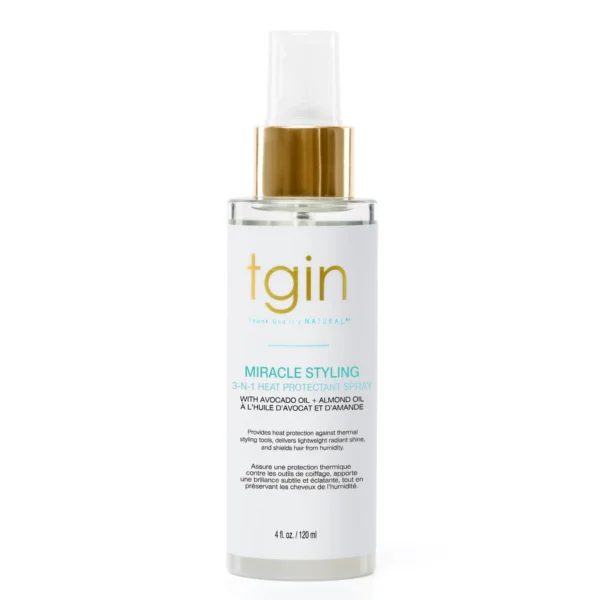tgin Miracle Styling 3-N-1 Heat Protectant Spray