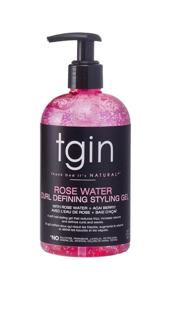 tgin Rose Water Curl Defining Styling Gel-13oz