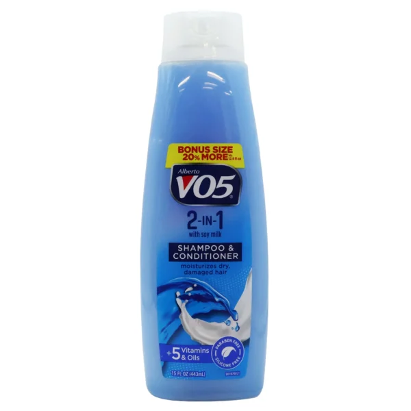 Alberto VO5 2 in 1 Moisturizing Shampoo and Conditioner , 15 oz