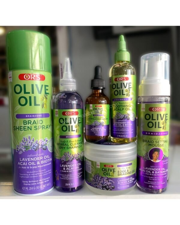 ORS Olive Oil Braidzone Collection Bundle