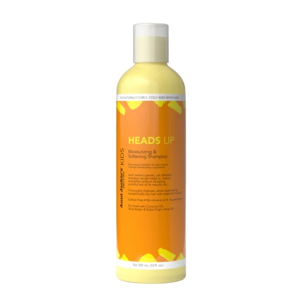 Aunt Jackie's Curls & Coils Heads Up Moisturizing & Softening Shampoo-355ml(12fl oz)