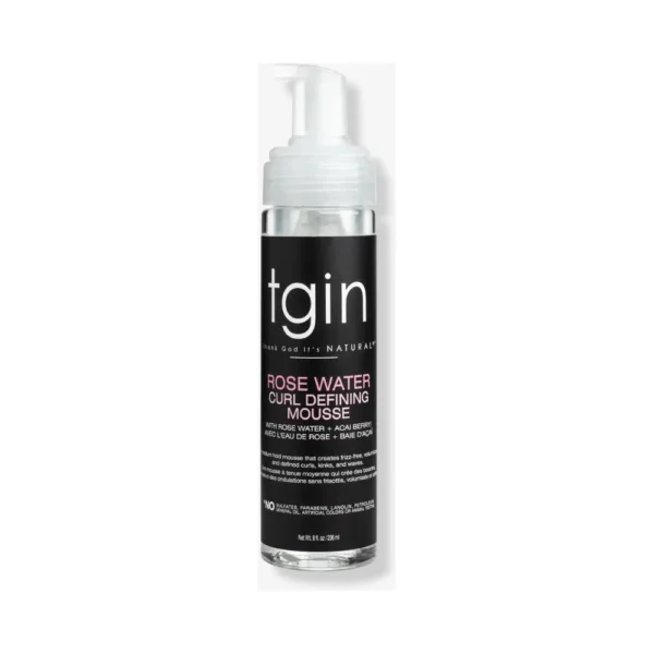 TGIN Rose Water Curl Defining Mousse - 8 fl oz