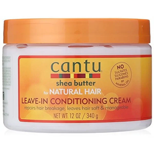 Cantu Shea Butter for Natural Hair Leave In Conditioning Repair Cream, 12oz